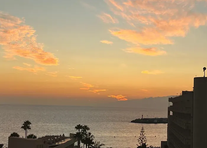 公寓 Sea View Penthouse Or With Large Terrace In Cristianos *