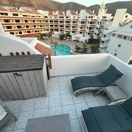 Sea View Penthouse Or With Large Terrace In Cristianos * Лос Кристианос