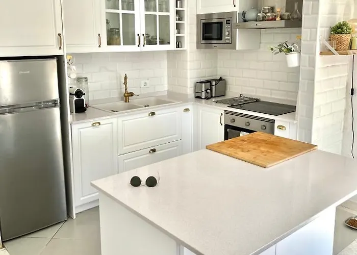 Sea View Penthouse Or With Large Terrace In Cristianos Apartamento